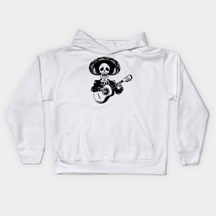 Day Of The Dead Skeleton Kids Hoodie